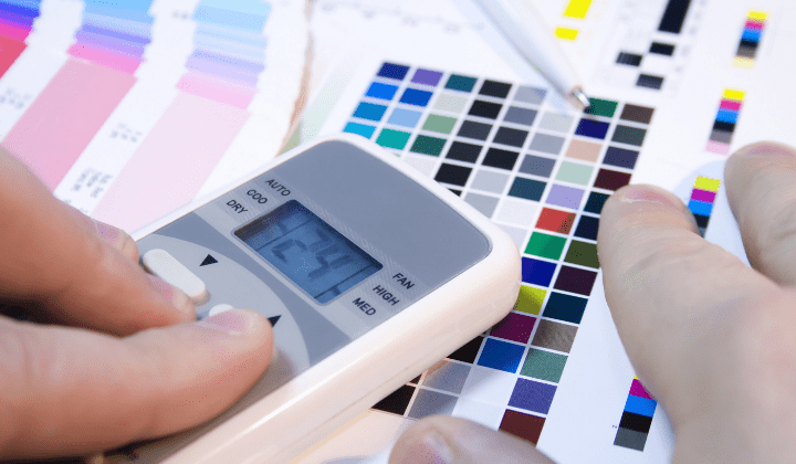 Máy đo màu quang phổ xác định màu sắc của vật liệu may do mau quang pho 5