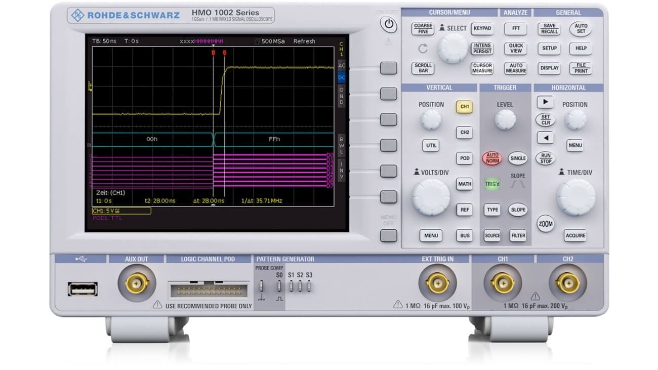may hien song  oscilloscope