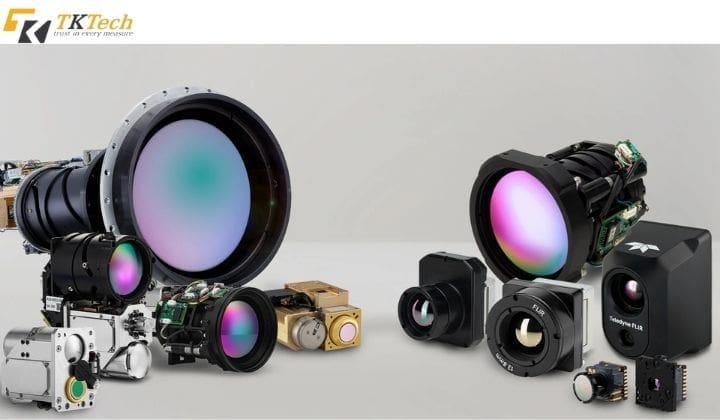 ong kinh linh kien quan trong tren camera nhiet