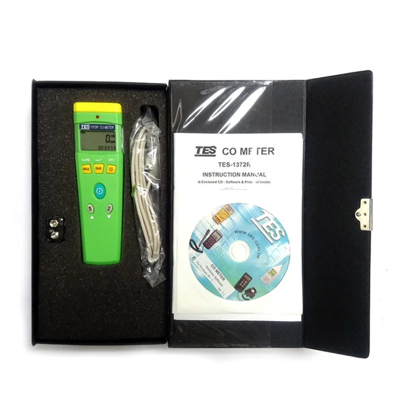 Phụ kiện đầy đủ theo máy đo khí CO TES-1372R