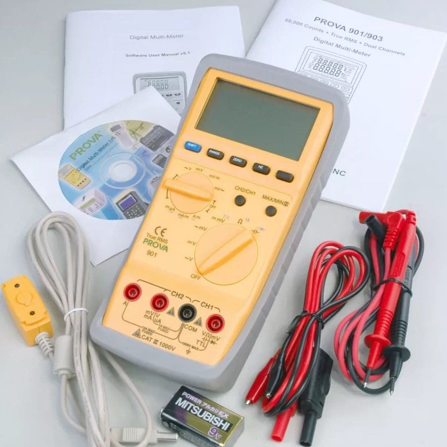 Đồng hồ vạn năng kỹ thuật số PROVA-901 Phụ kiện theo Đồng hồ vạn năng kỹ thuật số PROVA-901