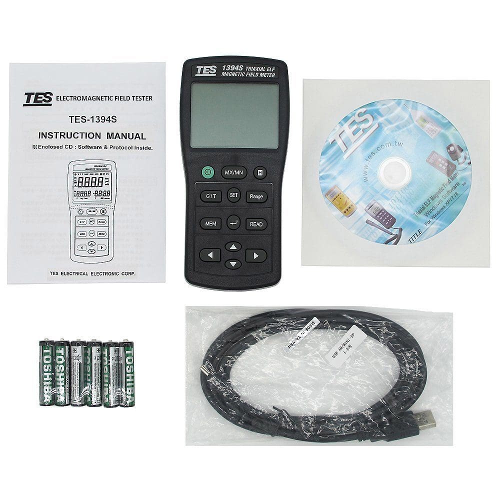 phụ kiện theo máy đo điện từ trường ac tes-1394s