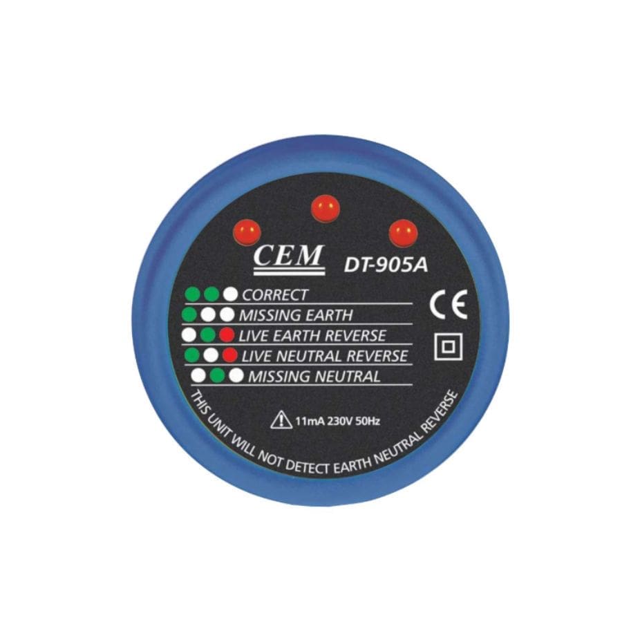 Thiết bị kiểm tra ổ cắm CEM DT-905A