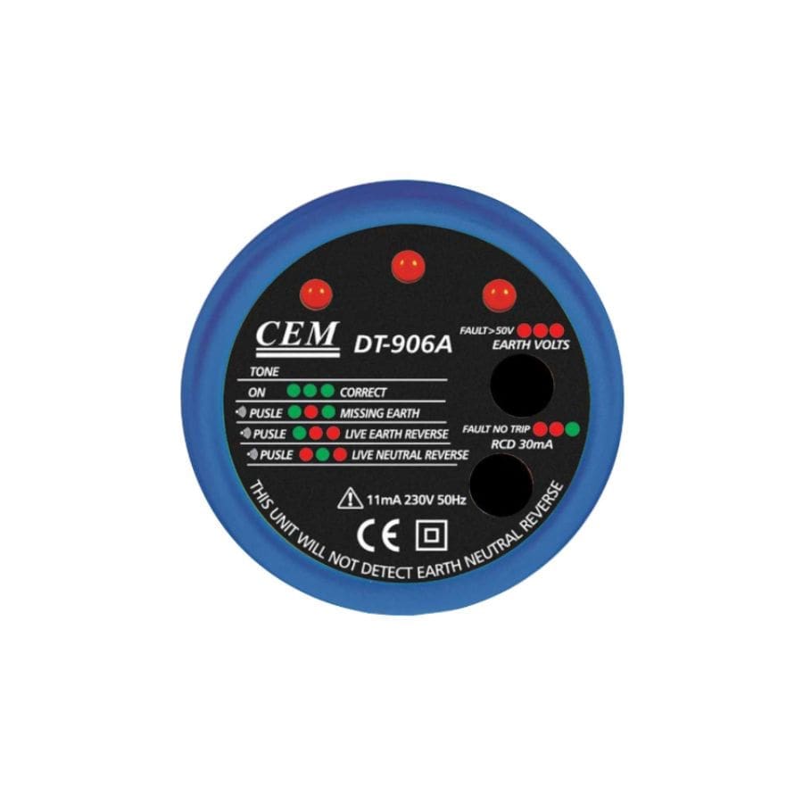 Thiết bị kiểm tra ổ cắm CEM DT-906A