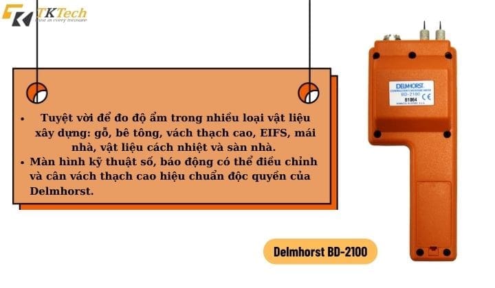 BD-2100 bán chạy nhất của thương hiệu máy đo độ ẩm gỗ Delmhorst thuong hieu may do do am go 5